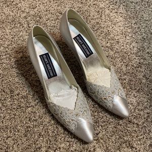 Stuart Weitzman Vintage Silver Heels